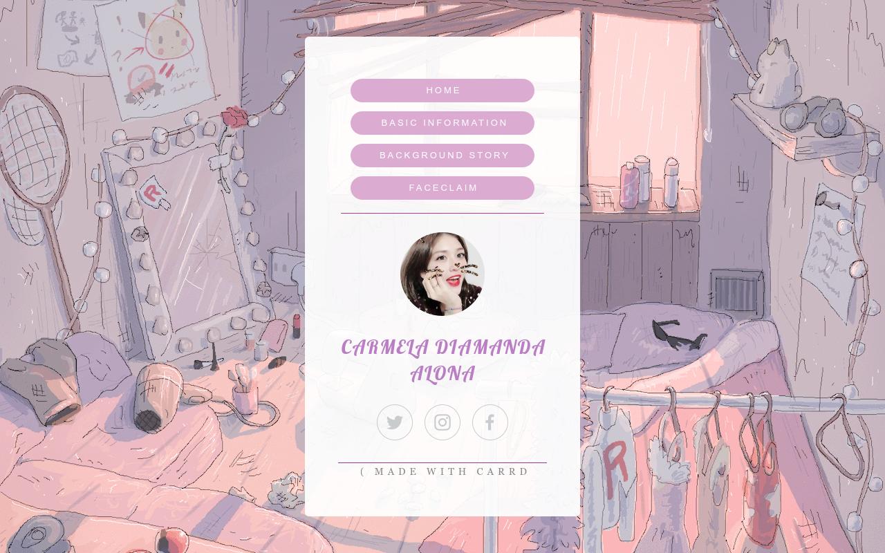 Carrd profile picture for @sprinkles